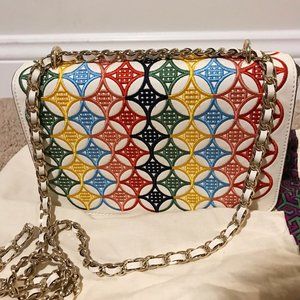Tory Burch Robinson multiple-color pattern bag